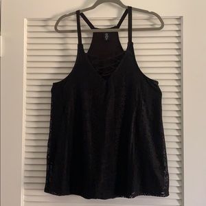 Torrid lined lace tank